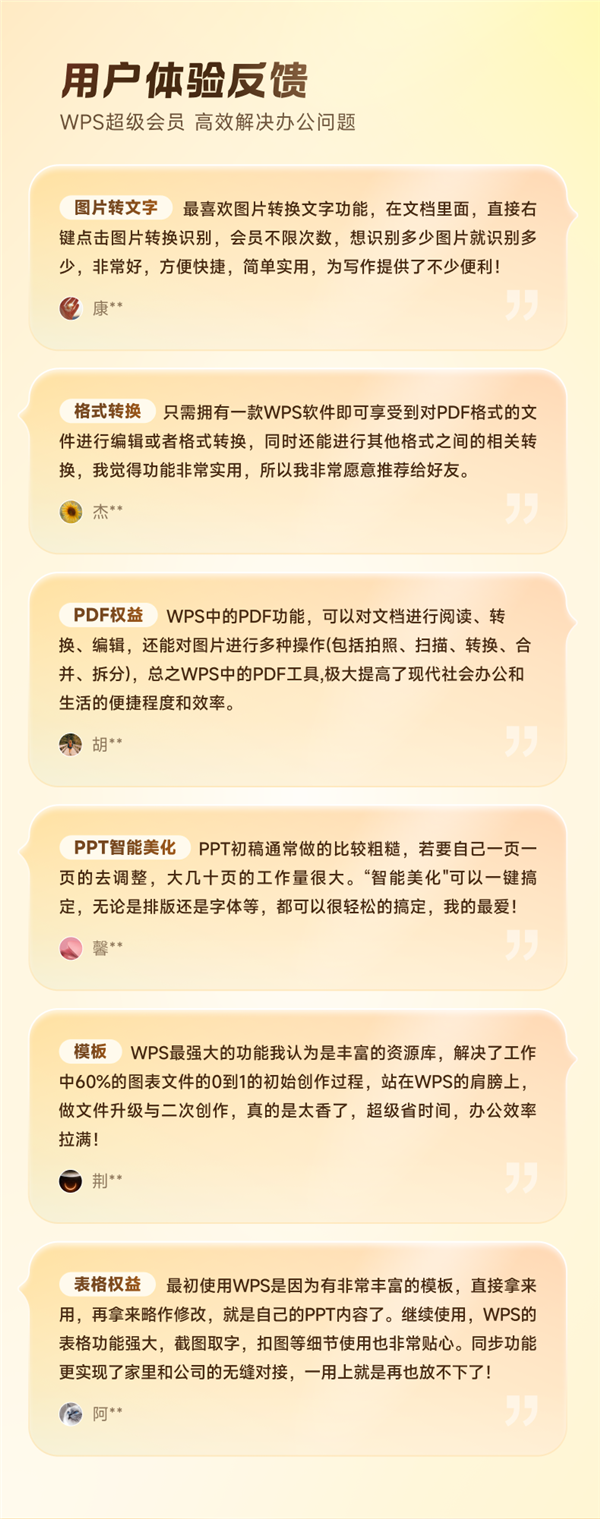 赠QQ超级会员/网易云等年卡！WPS超级会员618预售：3.9元/月