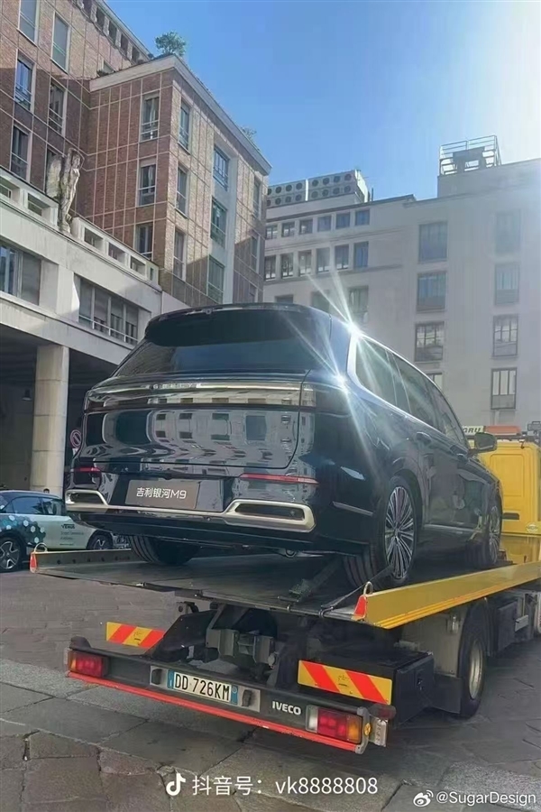 吉利大六座SUV 银河M9更多实车图曝光：弃用隐藏门把手